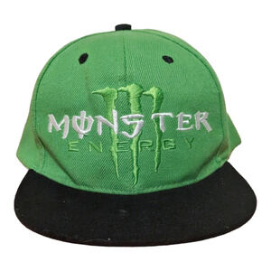 Vintage 2002 Monster Energy First Issue Colors Logo Snapback Hat Rare